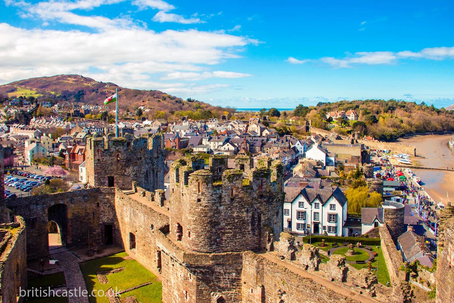 Conwy Town Walls - British Castles