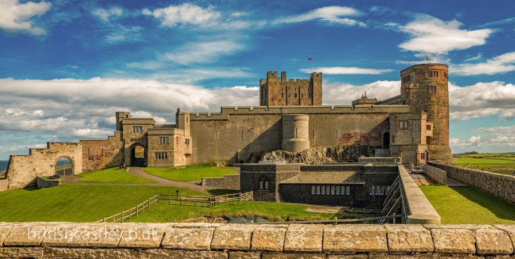 Inner ward of Bamburgh Castle