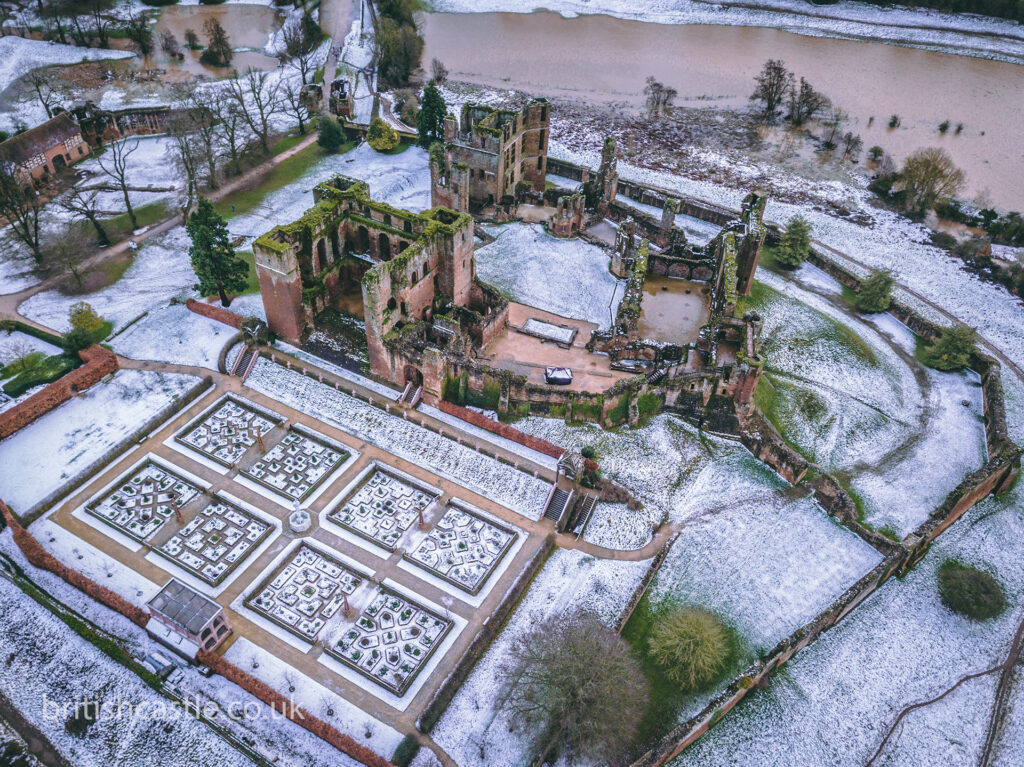 Kenilworth in the snow