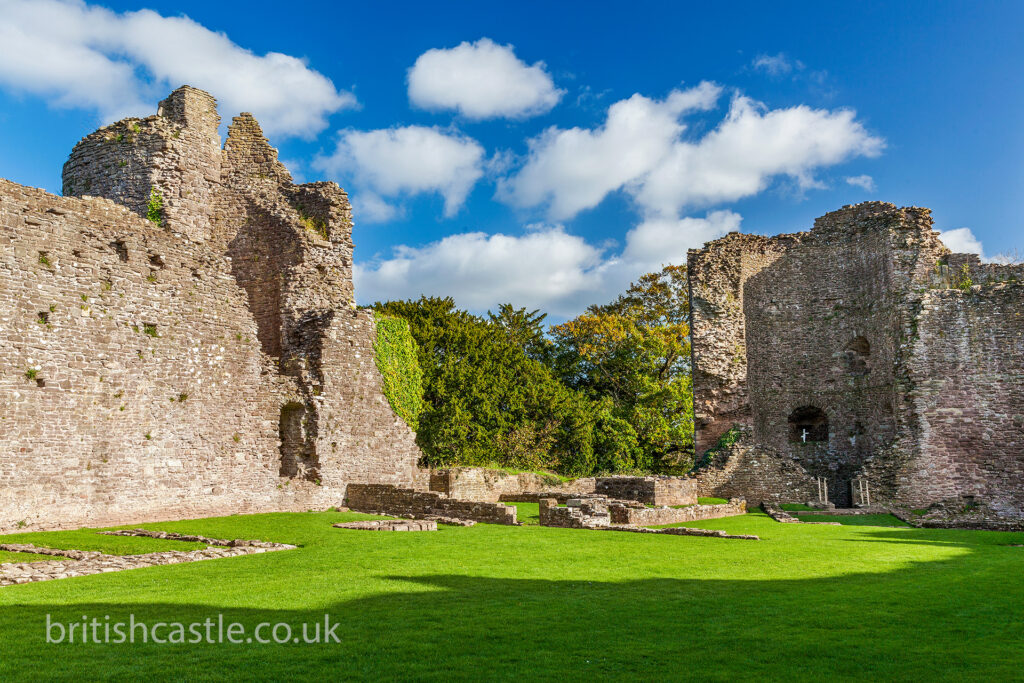 White castle ruins