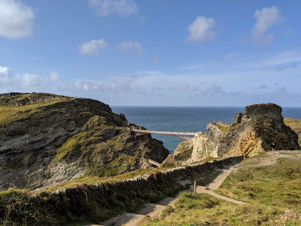 Tintagel Castle footbridge