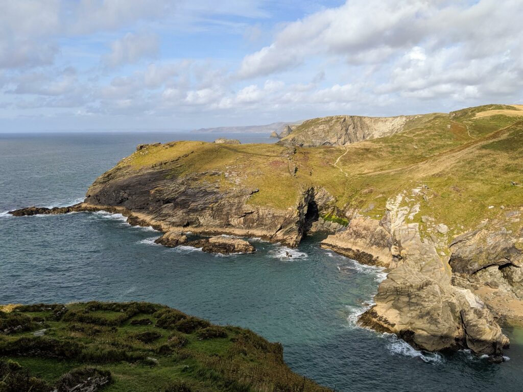 Views from Tintagel castle